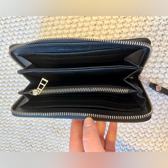 Zadig & Voltaire 100% calf leather hand wallet with studs - Picture 3 of 3